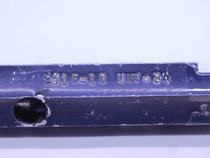 CERTIFIED 9/16 18 UNF 2A SET THREAD PLUG GAGE .5625 GO NO GO PDS= .5250 & .5205 - DW25380TLC