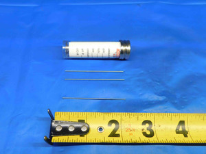 3pc SET THREAD CHECK THREAD MEASURING WIRES FOR CALIBRATION 16 PITCH 60 DEGREE - HS1944BC3