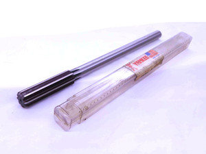 YANKEE 37/64 O.D. HSS CHUCKING REAMER 0.44 SHANK 8 FLUTE .5781 ONSIZE USA MADE - RB1549AA3