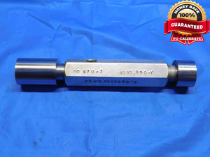 .9700 & .9900 PIN PLUG GAGE GO NO GO .9688 +.0012 OVERSIZE 31/32 25 mm .970 .990 - BS0133LVR