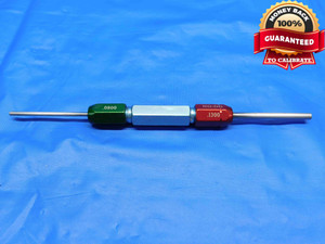 .0800 & .1300 CL ZZ PIN PLUG GAGE GO NO GO .0781 +.0019 5/64 2 mm .080 .130 - BS0215RD