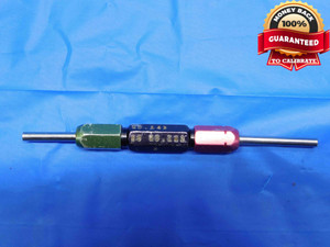 .1430 & .1450 CL X PIN PLUG GAGE GO NO GO .1406 +.0024 9/64 3.683 mm .143 .145 - BS0286RD