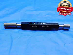 .4350 & .4450 CL Z PIN PLUG GAGE GO NO GO .4375 -.0025 7/16 11 mm .435 .445 - BS0313RD