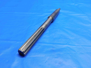 0.5633 O.D. HSS REAMER MT2 SHANK 8 FLUTE .5633 9/16 .5625 +.0008 OVERSIZE - BS0416CF2