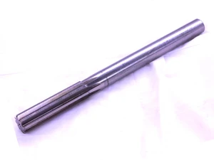 0.624 OD HSS REAMER 0.558 SHANK 8 FL .624 .6240 5/8 .6250 -.0010 UNDERSIZE - BS0437CF2
