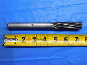 0.7502 OD HSS CHUCKING REAMER SPIRAL 8 FL .7502 3/4 .7500 +.0002 OVERSIZE 19 mm - BS0476CF2