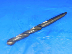 47/64 O.D. BLACK OXIDE HSS TWIST DRILL BIT MORSE TAPER #2 SHANK .7343 MT2 - BR0397BC3