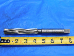 STANDARD TOOLS 11/16 O.D. HSS HAND REAMER SPIRAL 8 FLUTE .6875 ONSIZE USA MADE - RB1824BP2