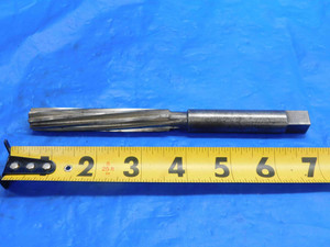 STANDARD TOOLS 37/64 O.D. HSS HAND REAMER SPIRAL 8 FLUTE .5781 ONSIZE USA MADE - RB1822BP2