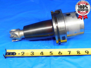 HSK100A SECO 1" ID SHRINK FIT TOOL HOLDER 1.0 E93065803100115 W/ 1 1/2 FACE MILL - BR0437BB3
