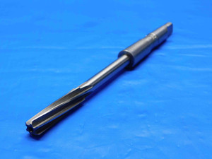 MORSE 11/32 OD HSS REAMER MT1 SHANK SPIRAL 6 FL .34375 11/32 .3438 ONSIZE USA - BS0535CF2
