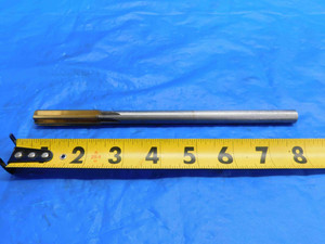 0.499 O.D. TiN HSS CHUCKING REAMER 6 FLUTE .499 .4990 1/2 .5000 -.0010 UNDERSIZE - RB1935BM2