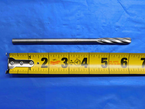 5/16 O.D. HSS CHUCKING REAMER SPIRAL 6 FLUTE .3125 ONSIZE 8 mm STRAIGHT SHANK - BS0603AZ3