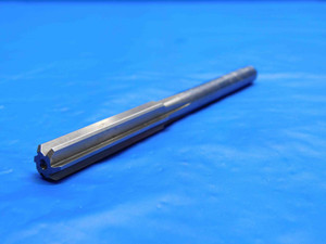 3/8 O.D. HSS CHUCKING REAMER 6 FLUTE .375 .3750 ONSIZE STRAIGHT SHANK TOOLING - BS0608AZ3