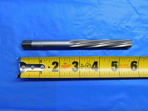 CLEVELAND 7/16 O.D. HSS HAND REAMER SPIRAL 8 FLUTE .4375 ONSIZE 11 mm USA - BS0614AZ3