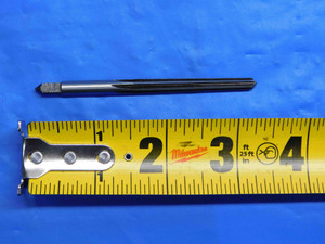 #2 O.D. HSS TAPER PIN REAMER 6 FLUTE .1602 - .2008 STRAIGHT SHANK NO. 2 - BS0655AZ3