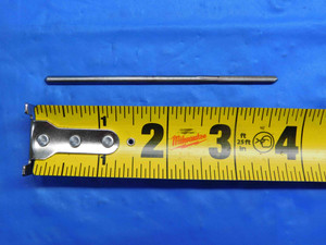 0.1244 O.D. COBALT CHUCKING REAMER 4 FLUTE .1244 1/8 .1250 -.0006 UNDERSIZE - BS0696AZ3
