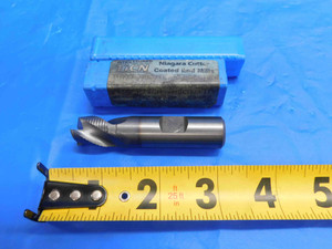 NIAGARA 5/8 O.D. 0.825 LOC TiCN ROUGHING HSCO END MILL 5/8 SHANK 3 FL 88462 .625 - RB1996BT2