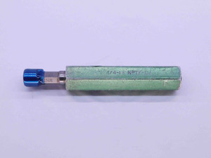 1/4 18 NPTF 6 STEP PIPE THREAD PLUG GAGE .25 .250 CREST CHECK DRYSEAL TAPER - BM1206