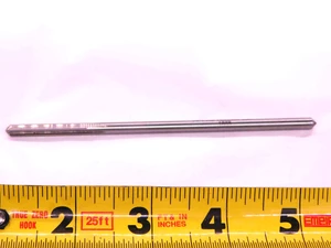 0.1865 OD HSS CHUCKING REAMER 0.175 SHANK 6 FL .1865 3/16 .1875 -.0010 UNDERSIZE - BS0745BI3
