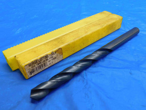 MORSE 17/32 O.D. BLACK OXIDE HSS TAPER LENGTH TWIST DRILL BIT 4 1/2 LOC .5312 - RB2067CP2