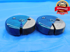 1/4 20 UNC 2A LEFT HAND THREAD RING GAGES .25 GO NO GO P.D.'S = .2164 & .2127 - DW25804BH3