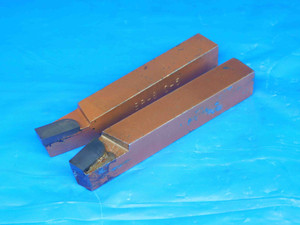 1 NEW 1 USED CARBIDE TIPPED BRAZED TOOL BITS 1/2 SQUARE SHANK BR-8 C-5 BL-8 370 - BR0950LVR
