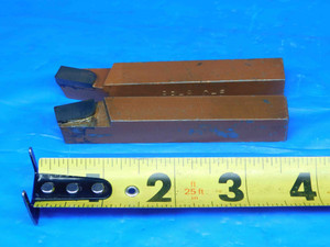 1 NEW 1 USED CARBIDE TIPPED BRAZED TOOL BITS 1/2 SQUARE SHANK BR-8 C-5 BL-8 370 - BR0950LVR