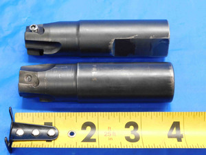 2pcs INGERSOLL 1" OD INDEXABLE END MILL 16J1A1080R02 3 FL 1.0 FOR PARTS / REPAIR - RB2243AB3