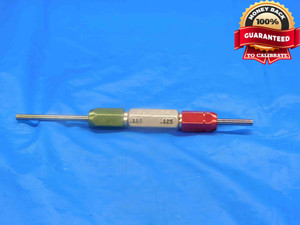 .1150 & .1250 PIN PLUG GAGE GO NO GO ONSIZE 1/8 3 mm .115 .125 - BT0064LVR