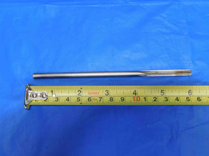 APT.CO 15/64 O.D. HSS CHUCKING REAMER 6 FLUTE .2343 .2344 ONSIZE STRAIGHT SHANK - BS0969LVR