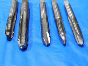 5pcs 5/16 - 18 GH3 HSS SPIRAL POINT PLUG TAPS 2 - 4 FLUTES .3125 NC THREADING - BS1066LVR