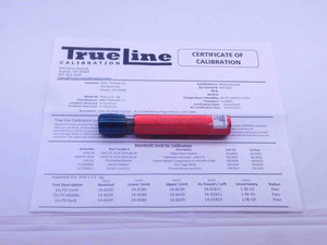 CERTIFIED M16 X 2 6g METRIC SET THREAD PLUG GAGE 16 2.0 GO ONLY P.D. = 14.663 - DW25967TLC