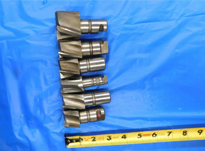 6PCS ECLIPSE QUICK CHANGE HSS COUNTERBORES SIZES FROM 1 5/8 - 1 3/4 PIN DRIVE - BT0367CF2