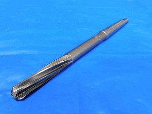 CLEVELAND 7/16 OD HSS REAMER MT1 SHANK SPIRAL 6 FL .4375 ONSIZE 11 mm USA - BS1151CG2