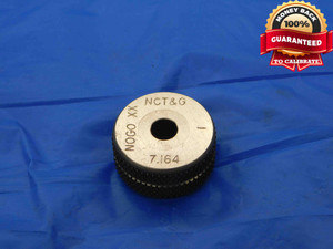 7.164 CL XX CARBIDE MASTER PLAIN BORE RING GAGE 7.000 +.164 OVERSIZE 7 mm .2820 - CB0044BK3