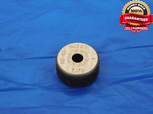 7.170 CL XX CARBIDE MASTER PLAIN BORE RING GAGE 7.000 +.170 7 mm .2823 7.17 - CB0043BK3