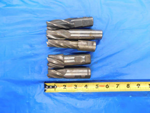 5PCS CORNER RADIUS & SQUARE HSS END MILL VARIOUS DIAMETERS FROM 1" - 1 3/8 - BT0395LVR