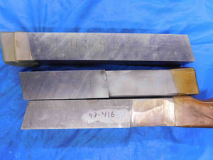 3PCS STEEL TOOL BLANKS / LATHE CUTOFF PARTING GROOVING BLADES 1" SQUARE SHANK - BT0401CG2