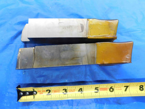 2PCS STEEL TOOL BLANKS / LATHE CUTOFF PARTING GROOVING BLADES 1 1/4 SQUARE SHANK - BT0402CG2