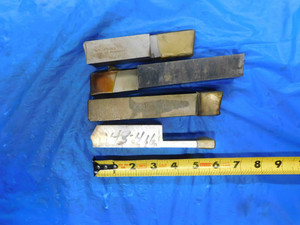 4PCS STEEL TOOL BLANKS / LATHE CUTOFF PARTING GROOVING BLADES 1" SQUARE SHANK - BT0416CG2