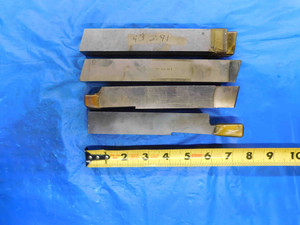 4PCS STEEL TOOL BLANKS / LATHE CUTOFF PARTING GROOVING BLADES 1" SQUARE SHANK - BT0411CG2