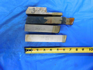 4PCS STEEL TOOL BLANKS / LATHE CUTOFF PARTING GROOVING BLADES 1" SQUARE SHANK - BT0408CG2