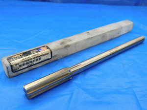 APT 19/32 O.D. M-42HS CHUCKING REAMER 8 FLUTE .5937 ONSIZE STRAIGHT SHANK USA - CB0132CB2