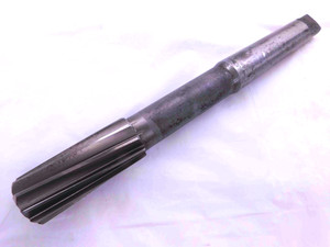 1 3/8 OD HSS REAMER MORSE TAPER #4 SHANK SPIRAL 10 FL MT4 1.3750 ONSIZE 35 mm - CB0177CG2