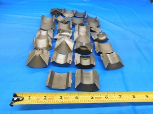 69PCS ASSORTED COLLET PADS VARIOUS SIZES & SHAPES INCOMPLETE SETS SOME MODIFIED - BT0660CB3
