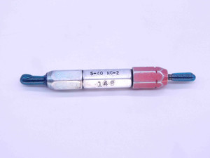 5 40 NC 2 THREAD PLUG GAGE #5 .125 .1250 GO NO GO P.D.'S = .1088 & .1112 UNC-2 - TT0025PP