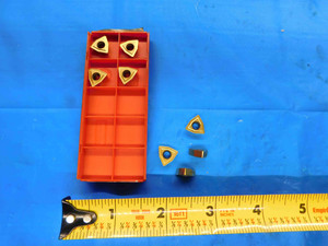 8pcs NEW SANDVIK WCMX 06 T3 08 T-53 1020 TIN COATED CARBIDE DRILL INSERTS - BT0750CG2