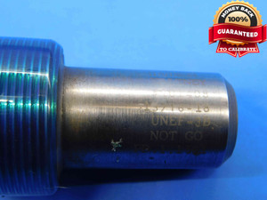 1 3/16 18 UNEF 3B THREAD PLUG GAGE 1.1875 NO GO ONLY P.D. = 1.1561 INSPECTION - DW26230RD
