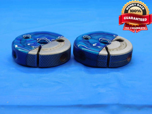 3/8 32 NEF 2 THREAD RING GAGES .375 .3750 GO NO GO P.D.'S = .3547 & .3513 UNEF-2 - DW26231RD